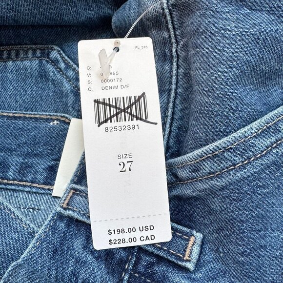 NWT Citizens of Humanity Frances Denim Jean Shorts in Coastal Blue 27 - Picture 8 of 15